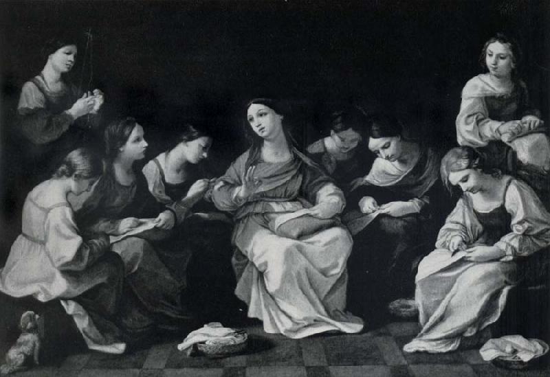 Guido Reni The Girlhood of the Madonna